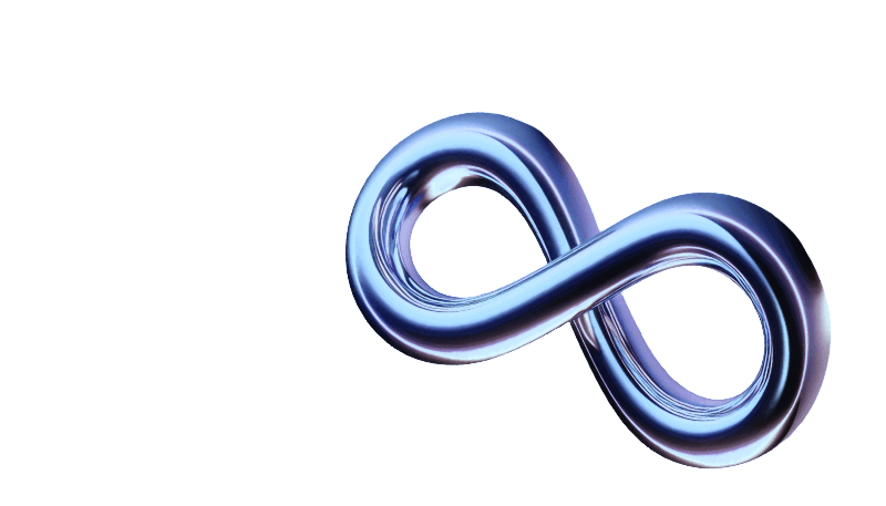infinity sign symbolising design thinking in human centered design