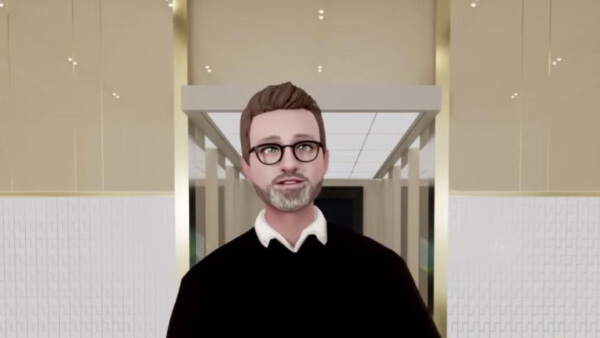 Animated 3D Avatar of Hexagon CTO